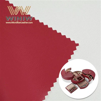 ジュエリーディスプレイ用の簡単な人工レザーPUファブリック